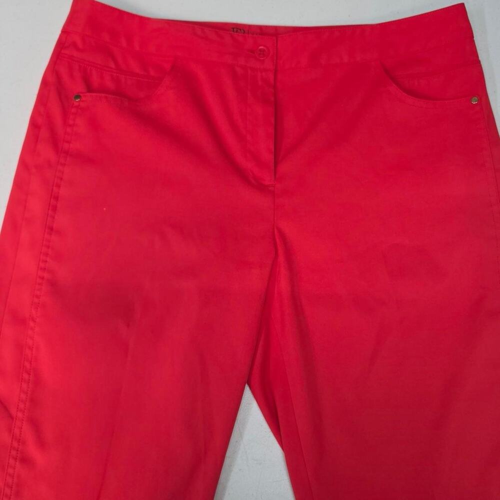 EP New York Women’s Red Bermuda Shorts Size 10 Classic Golf Casual